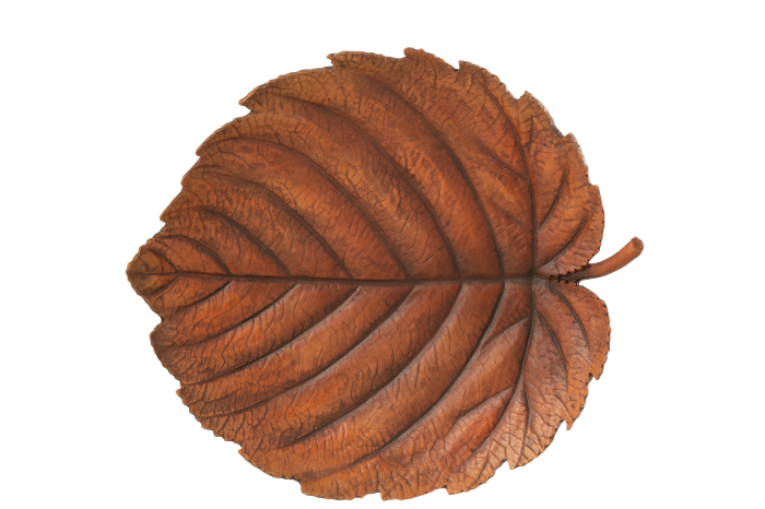 Tava decorativa cu frunze plate, Bej [3]