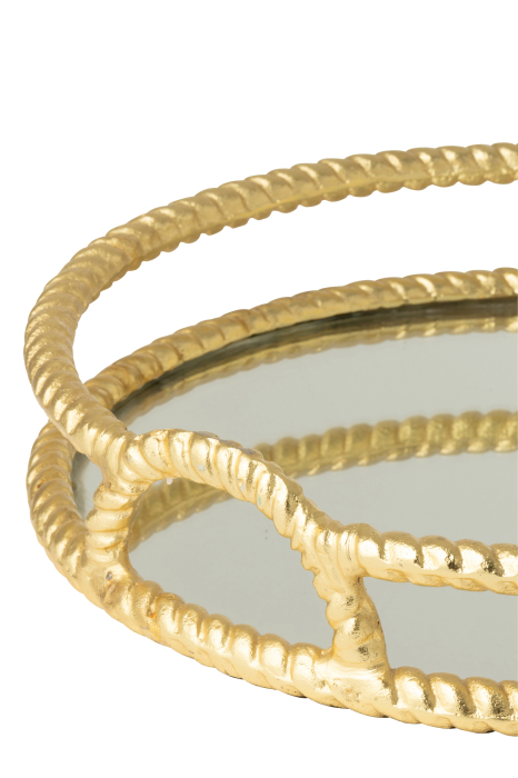 Tava din aluminiu, auriu | L 39X l 39X H 8 cm [3]