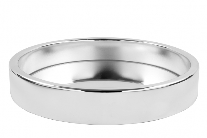 Tava Empire cu oglinda, Metal/Oglinda, Argintiu, 38x5.5 cm [2]