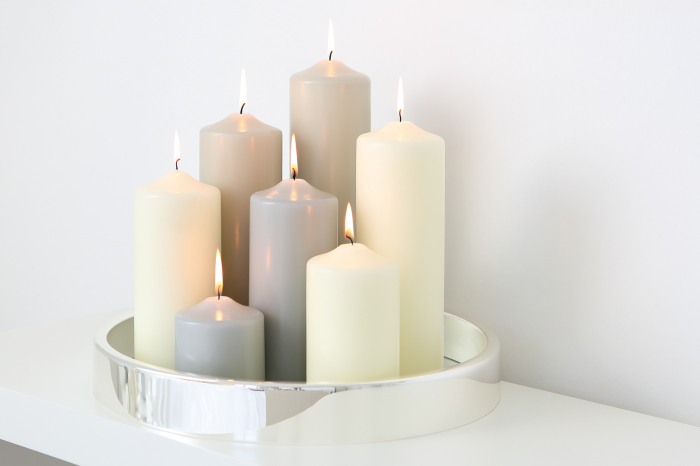 Tava Empire cu oglinda, Metal/Oglinda, Argintiu, 38x5.5 cm [4]