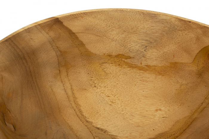 Tava, TIMBO din tec reciclat 32x25x27 cm (piesa unica) [6]