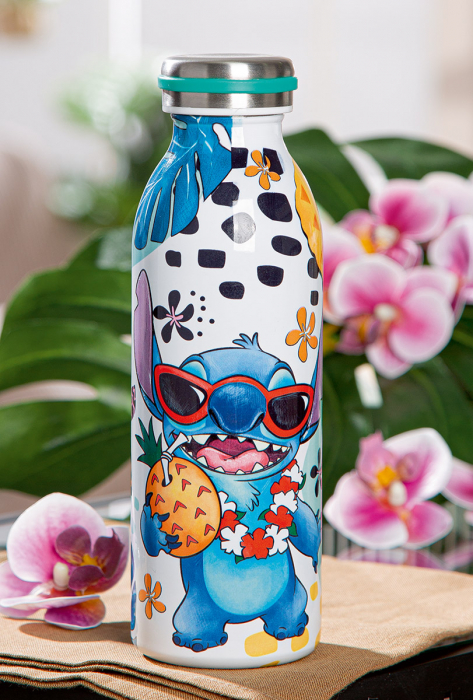 Termos, Stitch, Otel, alb, PU 2, H. 21,5 cm, D. 6,5 cm [3]