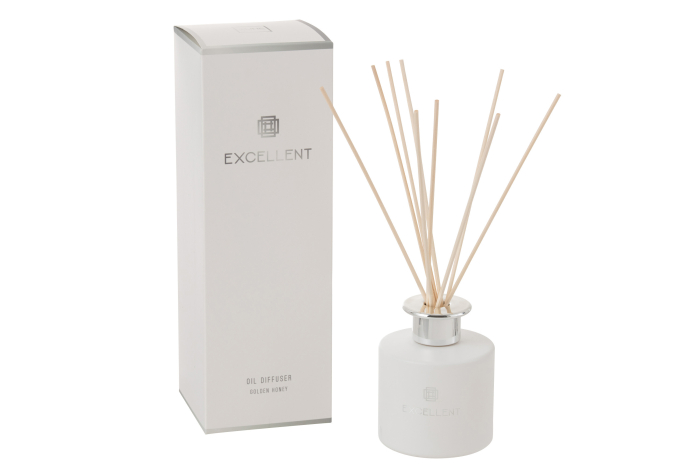 Ulei parfumat, Sticla, Alb, 9x9x27 [2]