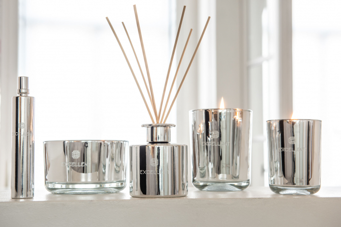 Ulei parfumat, Sticla, Argintiu, 9x9x27.5 cm [2]