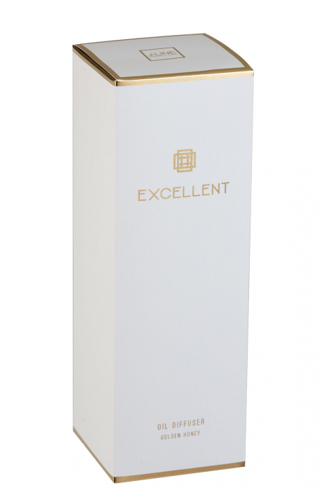 Ulei parfumat, Sticla, Auriu, 9.5x9.5x27 cm [2]