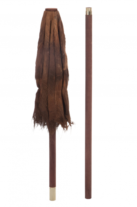 Umbrela Cocoleaf, Lemn, Maro, 150x150x270 cm [2]