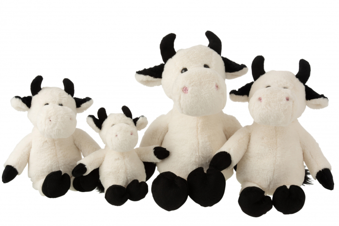 Vacuta COW, Fibre sintetice, Bej, 34x21x48 cm [2]