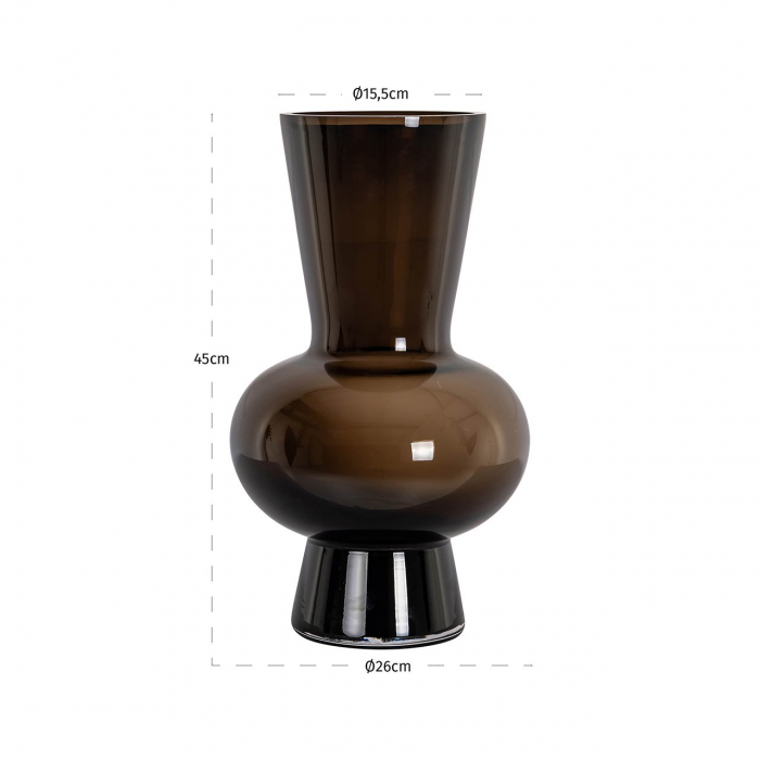 Vază Zaya (Chihlimbar), Dims: 45.0 x 26.0 x 26.0 cm [2]