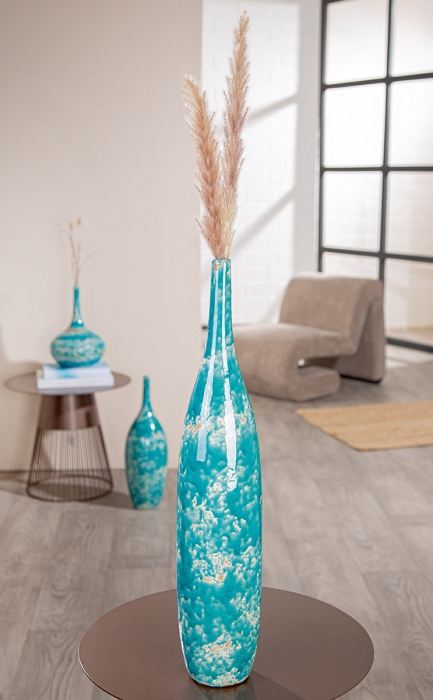 Vază, „Actros”, Ceramică, verde, PU 2, H 60 cm, D 13 cm [4]