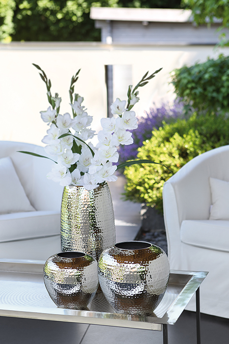 Vaza AFRICA, metal/nichel, 28x14 cm [3]