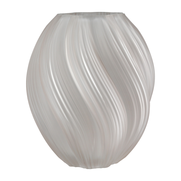 Vaza, "Belly", Sticla, roz, PU 2, L. 18 cm, l. 18 cm, H 21 cm [3]