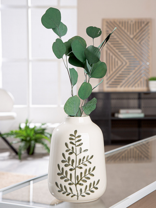 Vaza, Botanico, Ceramica, crem, PU 4, H. 18 cm, D. 12,5 cm [5]