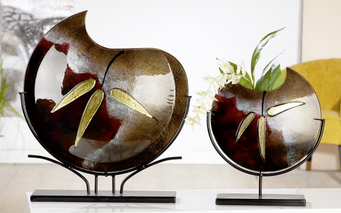 Vaza CANNETO, sticla, 32x37x9.5 cm [2]