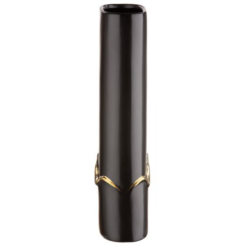 Vaza Creolo, Ceramica, Negru/Auriu, 8x14x34.5 cm [2]