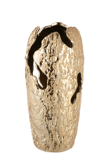 Vaza, "Crepa", Ceramica, aurie, PU 2, H 27 cm, A. 13 cm [2]