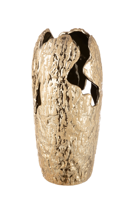 Vaza, "Crepa", Ceramica, aurie, PU 2, H 27 cm, A. 13 cm [3]