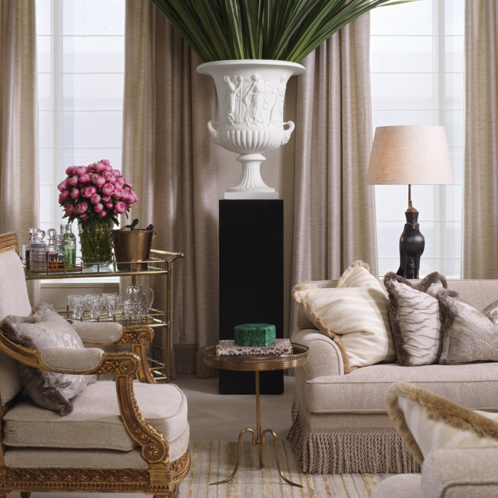 Vază cu finisaj gresie Calyx-crater, Dims: Ø 63 | H. 84 (CM) [2]