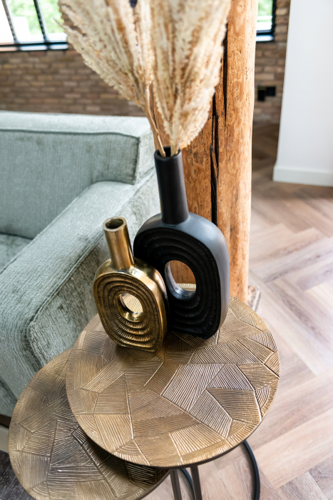 Vaza Emar, Aluminiu, Negru, 41x18.5x6 cm [9]