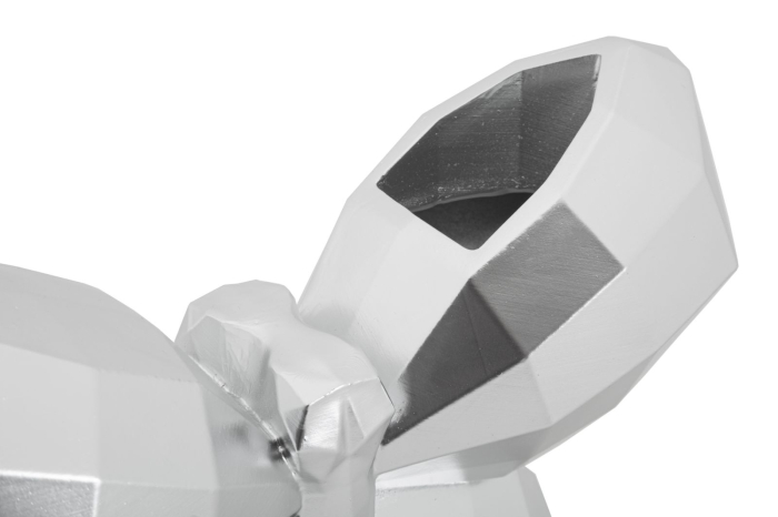 Vaza, fluture, argintie 22,5x8x15 cm [4]