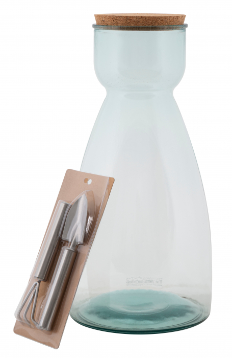 Vaza/terarium GARDEN VETRO RICICLATO CM Ø 21,5X43,5 , Mauro Ferretti [4]