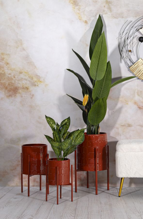 Vaza/ Ghiveci, ARCHY SET3 cm ø 36x56,5-30x48,5-24x37,5 [8]