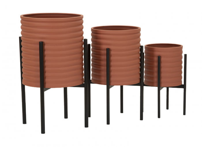 Vaza/ Ghiveci, MILLY set 3 cm ø 36x56,5-30x48,5-24x37,5 [3]