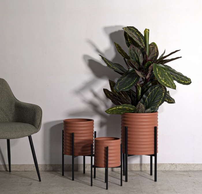 Vaza/ Ghiveci, MILLY set 3 cm ø 36x56,5-30x48,5-24x37,5 [8]