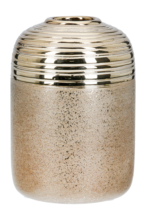 Vaza, „Milo”, ceramica, aurie, PU 3, H 20 cm, D 14 cm [3]