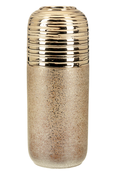 Vaza, „Milo”, Ceramica, aurie, PU 4, H 25 cm, D 9,5 cm [2]