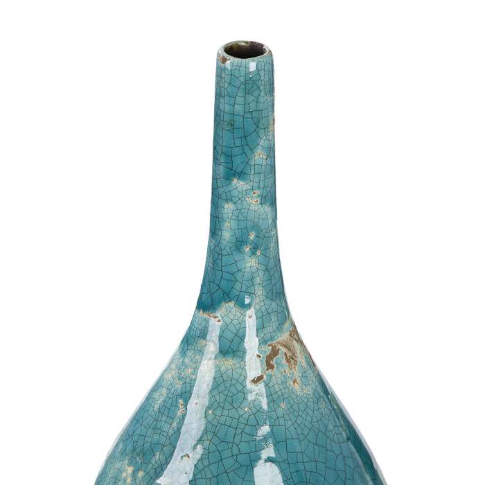 Vază, Obiect decorativ, „Actros”, Ceramică, verde, PU 2, H 50 cm, D 15 cm [2]