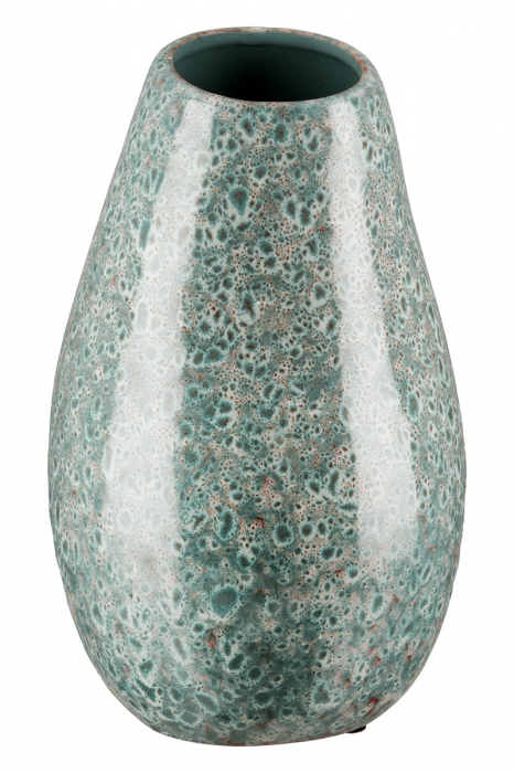 Vaza Organic, Ceramica, Verde, 17x19x29 cm [2]