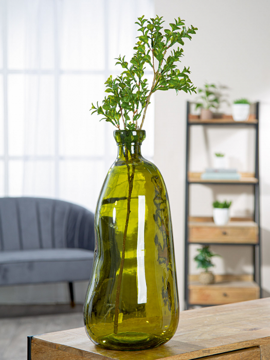 Vază, organică, Organic, Sticlă, verde, PU 1, H. 51 cm, D. 22 cm [3]