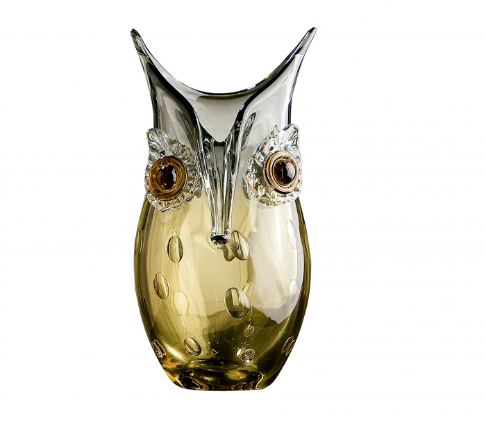 Vaza OWL, sticla, 14x27x12 cm [2]