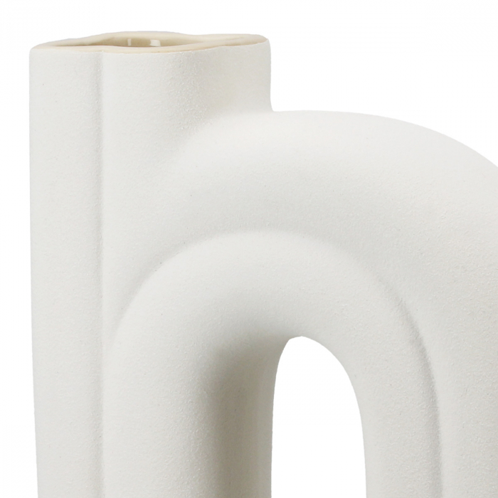 Vaza perforata, Oslo, Ceramica, alba, PU 3, L. 7,5 cm, L. 16,5 cm, H. 33 cm [3]