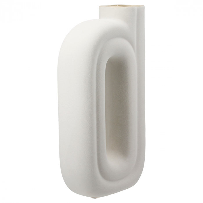 Vaza perforata, Oslo, Ceramica, alba, PU 3, L. 7,5 cm, L. 16,5 cm, H. 33 cm [2]