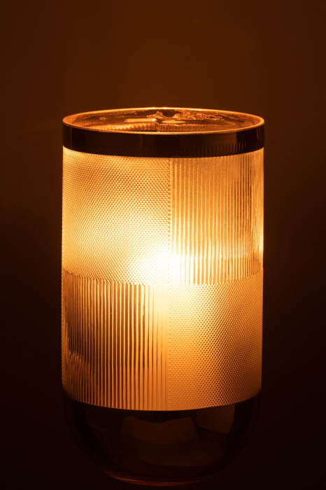 Vaza, Sticla, Auriu, 15x15x26 [4]