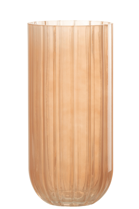 Vaza, Sticla, Roz, 12x12x25 [2]