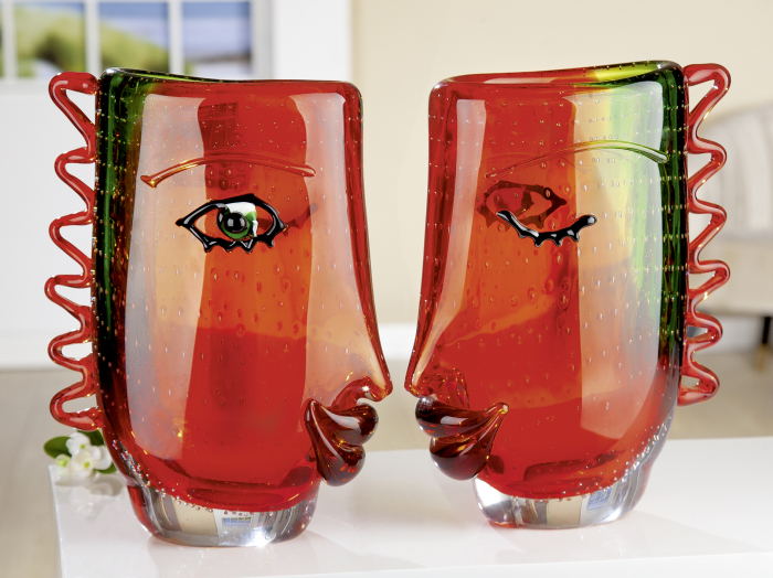 Vaza VISUALE, sticla, 13x22x31 cm [2]