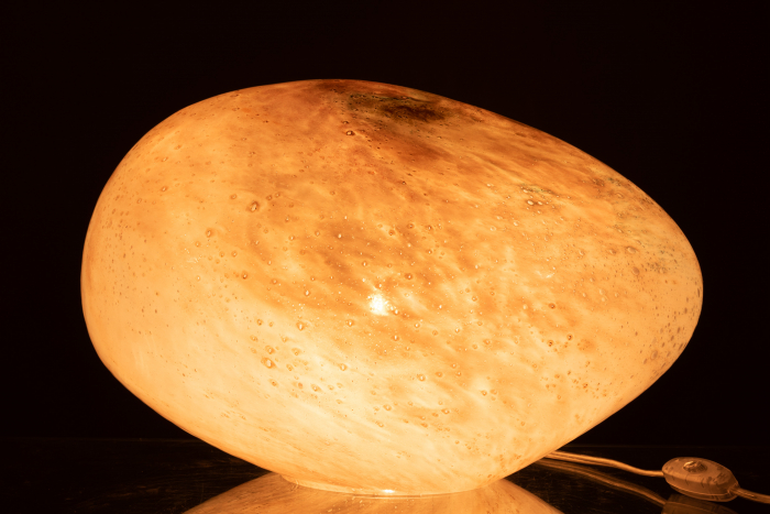 Veioza Dany, Sticla, Roz, 40x31.5x26.5 cm [3]