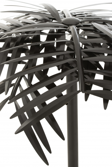 Veioza Leaf, Metal/Fier, Negru, 60x60x73 cm [5]