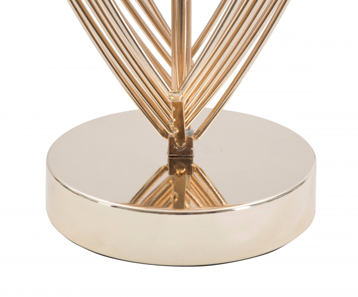 Veioza Maxt, Fier, Auriu/Negru, 44x24x24 cm [4]