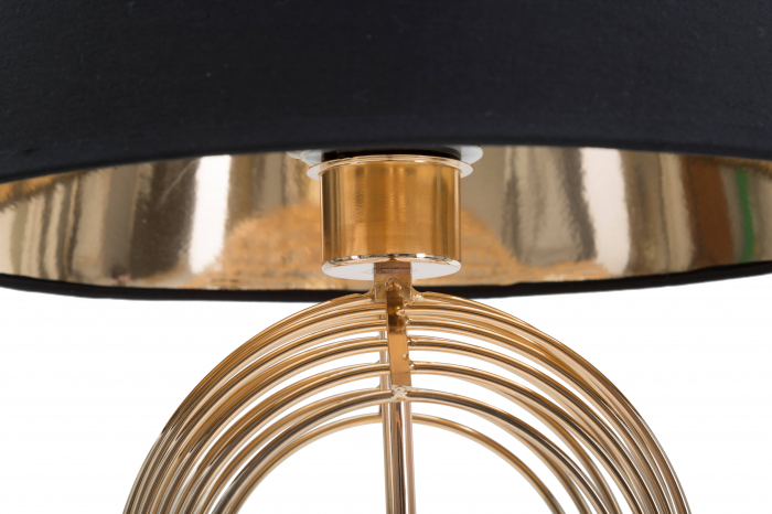 Veioza Maxt, Fier, Auriu/Negru, 53,5x32,5x32,5 cm [3]