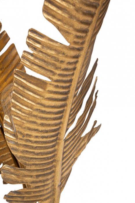 Veioza Palm, Fier, Auriu, 64x26x26 cm [4]