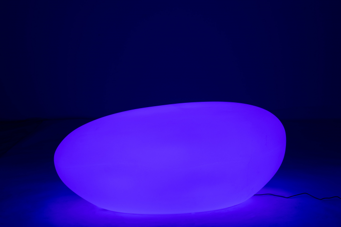 Veioza Table, Plastic/Fibre sintetice, Alb/Multicolor, 111x80x50 cm [13]