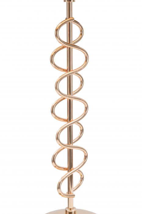 Veioza X, metal, Auriu/Negru, 61,5x30x30 cm [3]