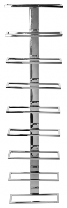 VINOLO, Raft pentru vin, suspendat, pentru 9 sticle, nichel, H.107, L.28, L.11 [2]