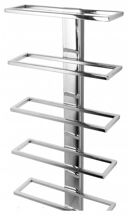 VINOLO, Raft pentru vin, suspendat, pentru 9 sticle, nichel, H.107, L.28, L.11 [3]