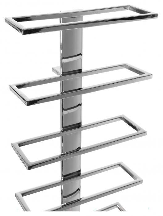 VINOLO, Suport pentru vin de podea, pentru 12 sticle, nichel, H.140, L.30, W.20 [3]