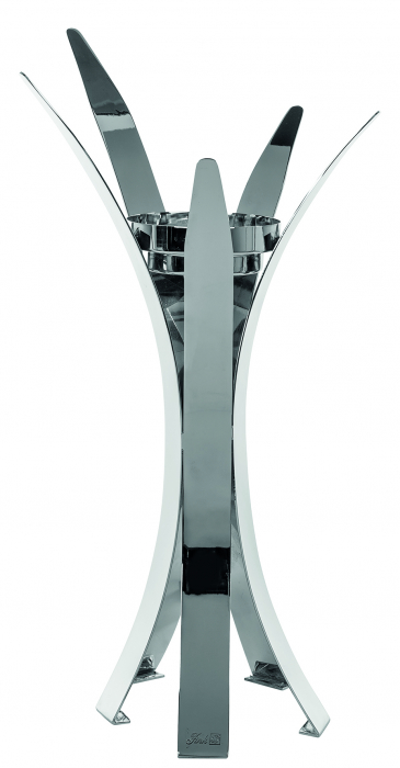 VIVAS, Suport lumânare, nichel, h.54, d.28 cm [2]