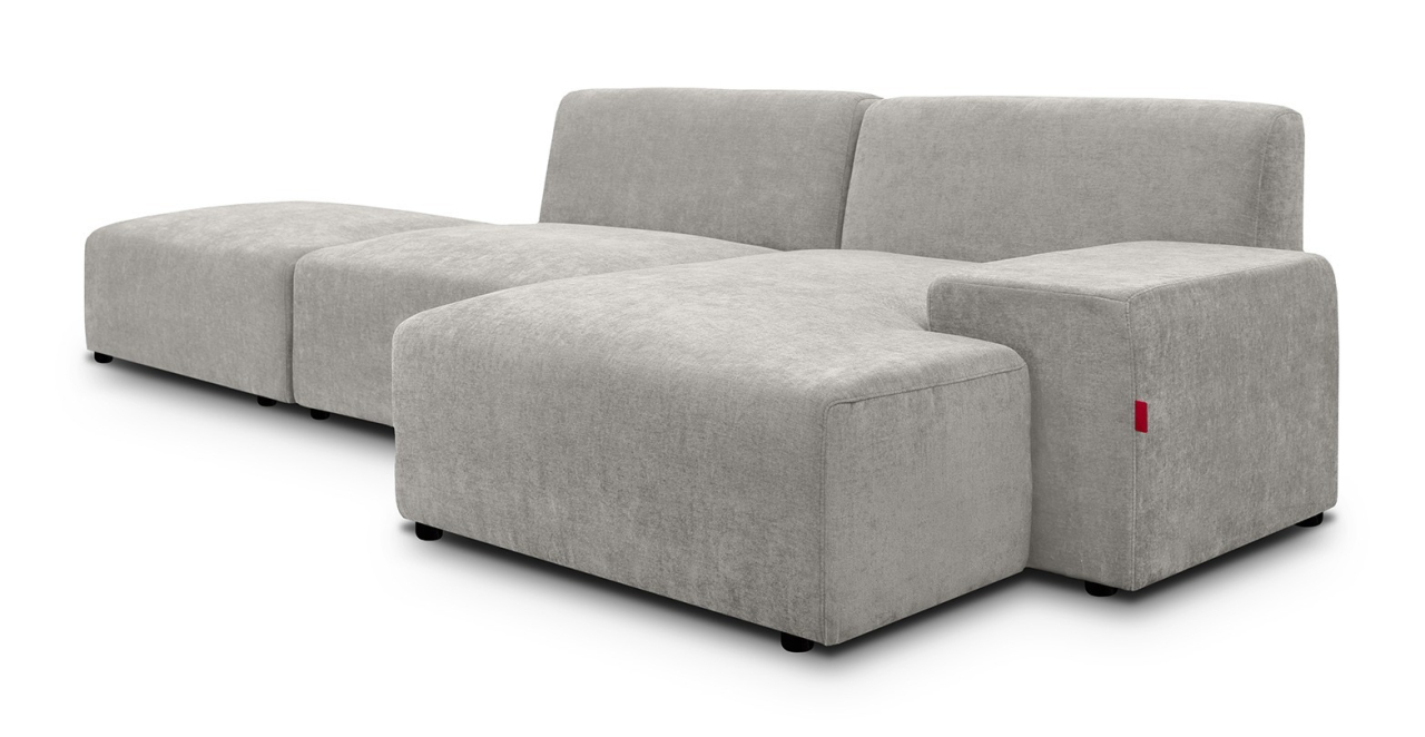 Zen canapea fixa de 2 locuri si taburet - sezlong stanga [2]